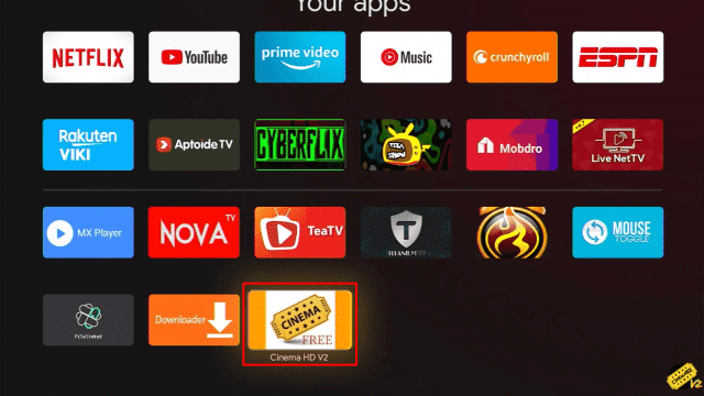 cinema apk on android tv